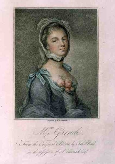 Mrs Garrick, engraved by W.P. Sherlock by Catherine (after) Read
