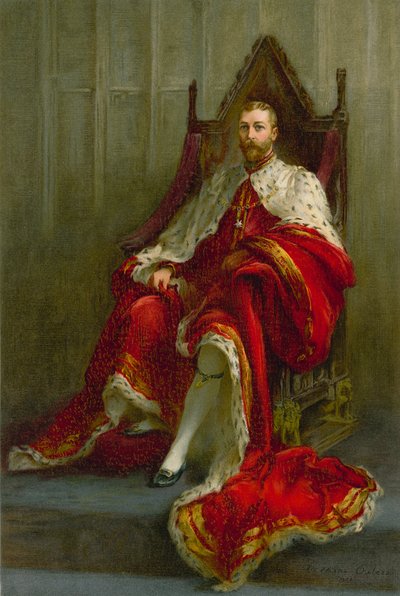King George V, in the year of his coronation by Catherine Ouless