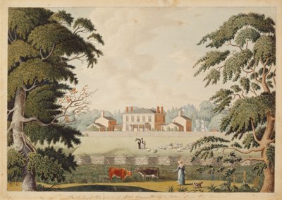 Belle Vue, the Seat Robert Reynolds, Esquire taken from the East by Catherine Reynolds