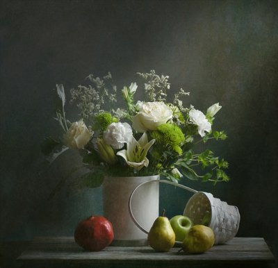 Elegant Floral Still Life by Catherine Wang