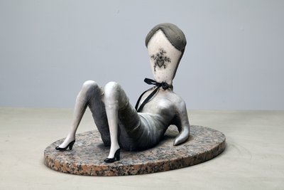Dirty Love Pillow by Cathie Pilkington
