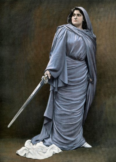 French soprano Lucienne Breval (1869-1935) as Sephora in opera Le fils de l