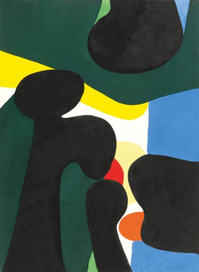 Composition, c.1950 by Caziel Caziel