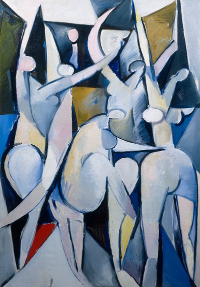 Women with Ball by Caziel Caziel