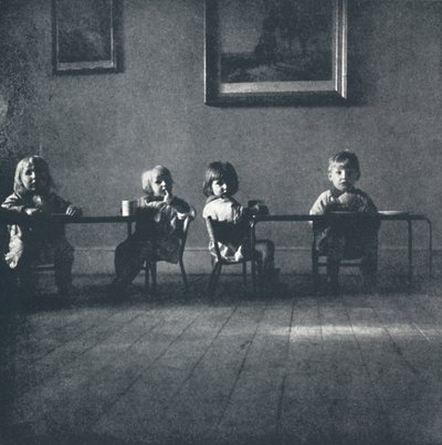 Interior with Seated Figures by Cecil Beaton