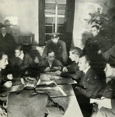 Interrogation of Aircrews, W.A.A.F. Help In This Work by Cecil Beaton