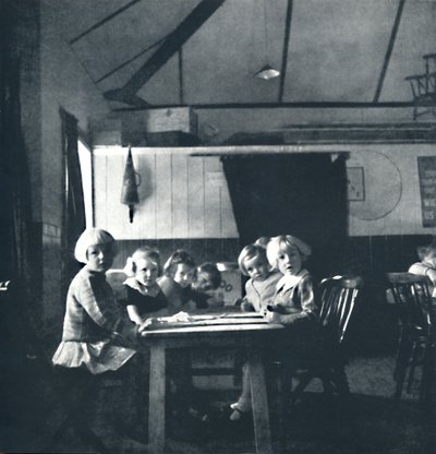 Lessons for London Children in the Village Hall by Cecil Beaton