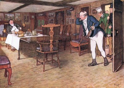 At the table sat Mr Tupman, looking as unlike a man who had taken leave of this world by Cecil Charles Windsor Aldin