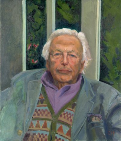 Sir Peregrine Worsthorne, 2012 by Celia Montague