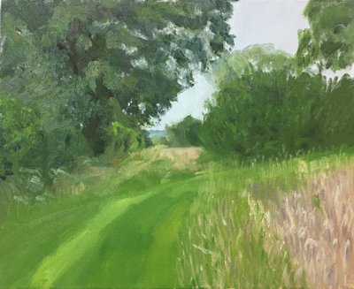 Through the Gap, Near Charlbury 2021 by Celia Montague