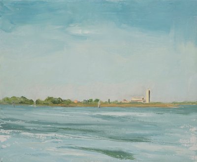 Torcello from Burano, Venice by Celia Montague