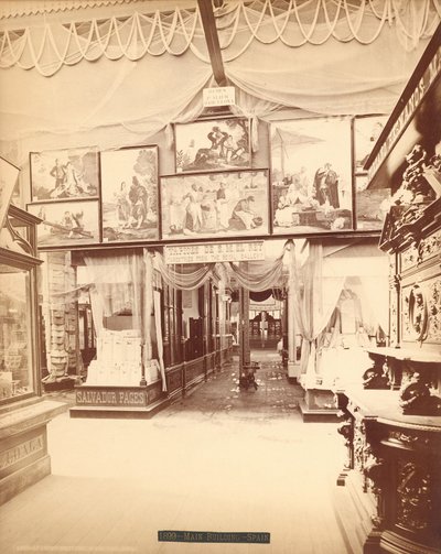 View of the Main Building in the Spanish Section of the Centennial Exposition by Centennial Photographic Co.