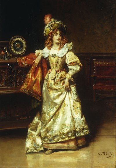 Waiting for the Escort by Cesare Auguste Detti