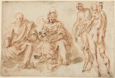The Adoration of the Shepherds by Cesare Pollini