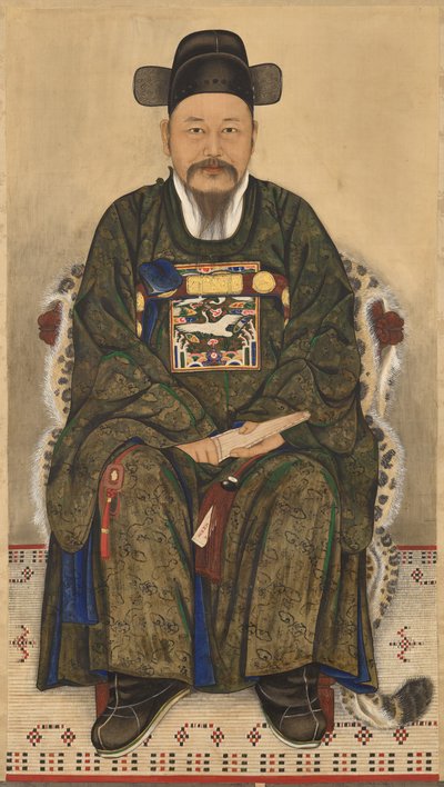 Portrait of a Young Officer by Chae Yongshin (Korean