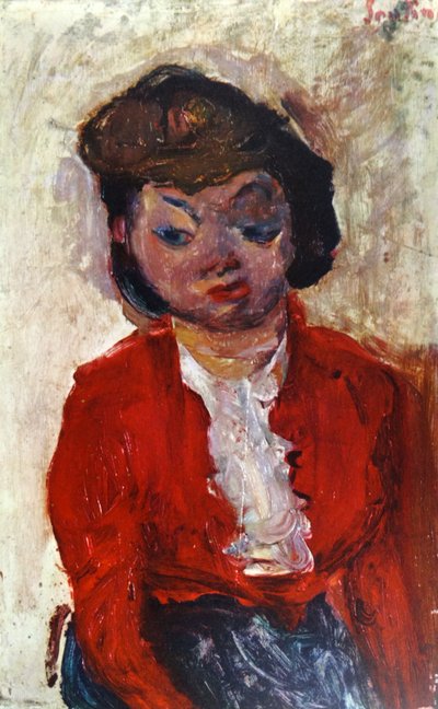 English Woman 1922, by Chaïm Soutine (1893–1943) by Chaim Soutine