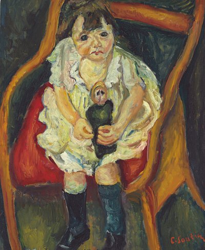 Little Girl with a Doll by Chaim Soutine