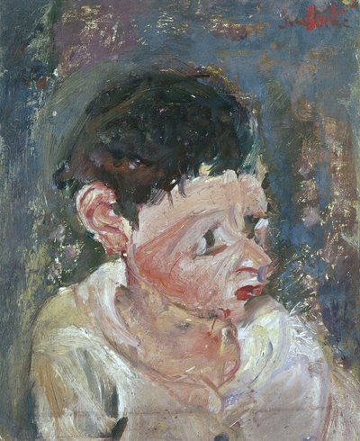 Portrait of boy by Chaim Soutine