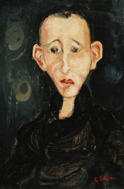 Young Man in the Dark by Chaim Soutine