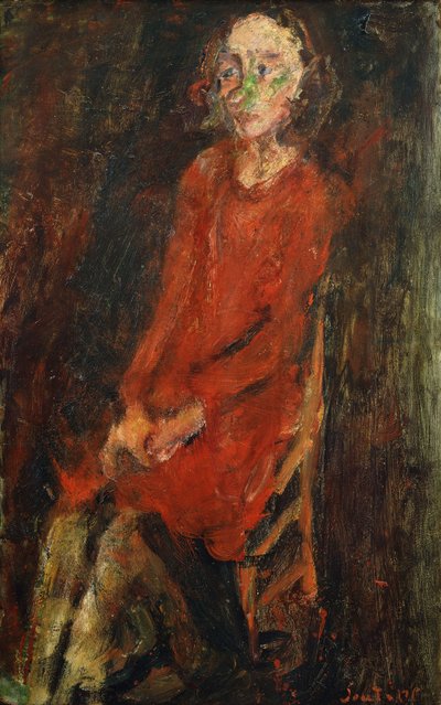 Young Woman in Red, 1928 by Chaim Soutine