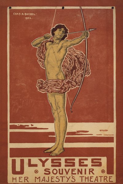 Cover of Souvenir of Stephen Phillips’ Ulysses by Charles A. Buchel
