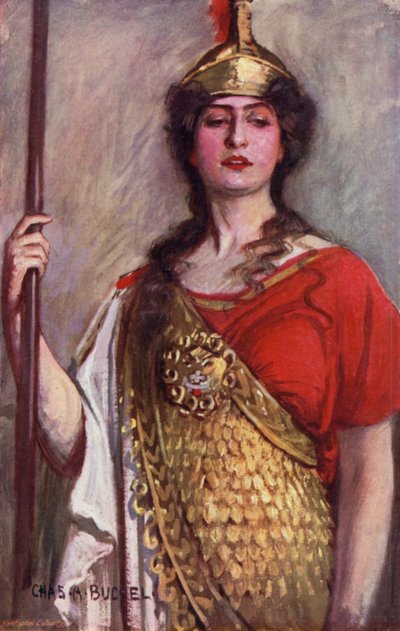 Pallas Athene, Miss Constance Collier by Charles A. Buchel
