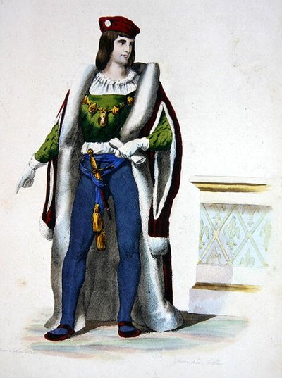 Charles Duke of Orleans, portrait published in 
