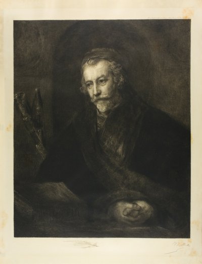 Portrait of a Man in a Cap by Charles Albert Waltner