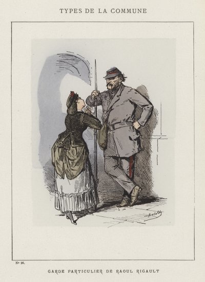 Garde Particulier de Raoul Rigault by Charles Albert d Arnoux Bertall