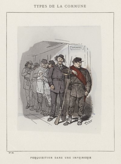 Search in a Printing House by Charles Albert d Arnoux Bertall
