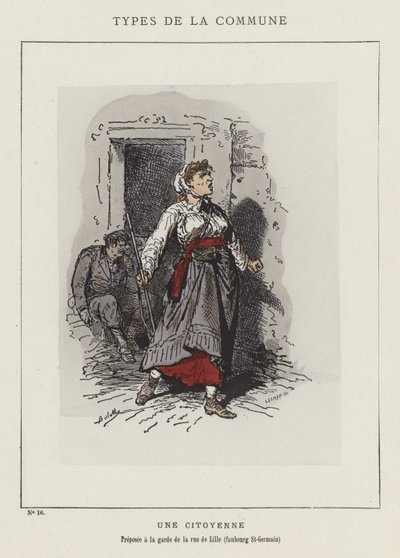 A Citizen, Assigned to Guard the Rue de Lille, Faubourg St-Germain by Charles Albert d Arnoux Bertall