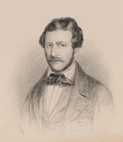 Gaetano Donizetti by Charles Alphonse Deblois