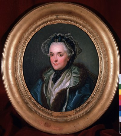 Portrait of Marie-Louise-Nicole, Duchess of Enville (1716-1797) by Charles Amedee Philippe van Loo