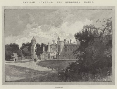 Burghley House by Charles Auguste Loye