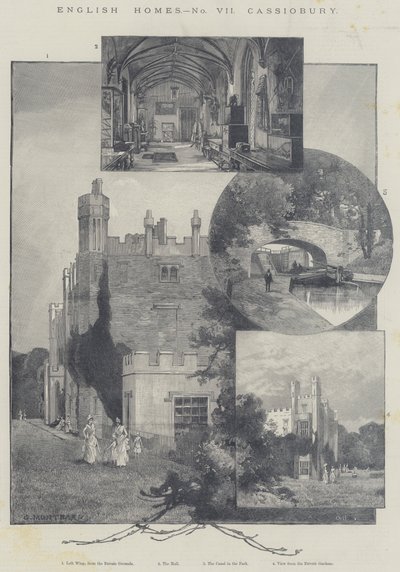 English Homes, Cassiobury by Charles Auguste Loye