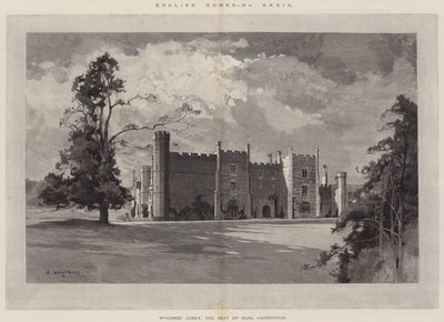 English Homes, Wycombe Abbey, the Seat of Earl Carrington by Charles Auguste Loye