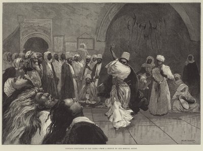Howling Dervishes in Old Cairo by Charles Auguste Loye