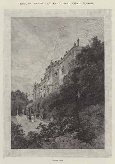 Hughenden Manor, Corner View by Charles Auguste Loye