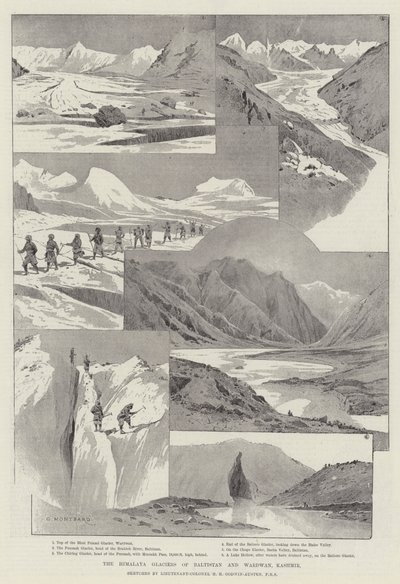 The Himalaya Glaciers of Baltistan and Wardwan, Kashmir by Charles Auguste Loye