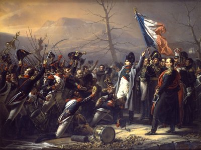 Napoleon Returning from Elba by Charles Auguste Steuben