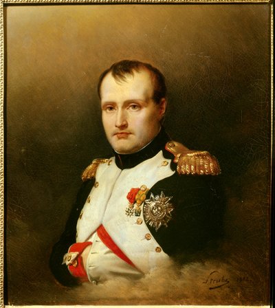 Portrait of Napoleon I Decorating Iron Crown and Legion of Honour by Charles Auguste Steuben