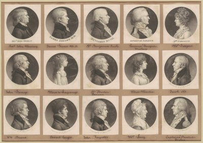 Saint-Mémin Collection of Portraits, Group 24 by Charles B. J. Févret de Saint Mémin