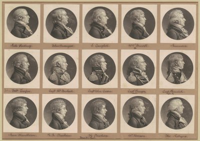 Saint-Mémin Collection of Portraits, Group 34 by Charles B. J. Févret de Saint Mémin
