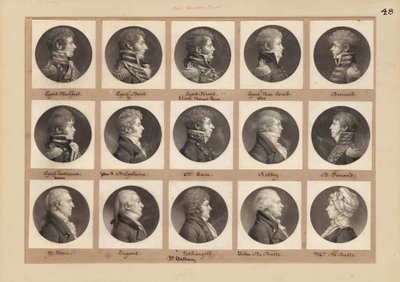 Saint-Mémin Collection of Portraits, Group 48 by Charles B. J. Févret de Saint Mémin