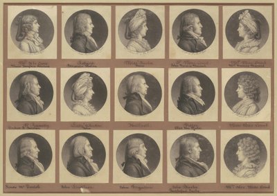 Saint-Mémin Collection of Portraits, Group 4 by Charles B. J. Févret de Saint Mémin