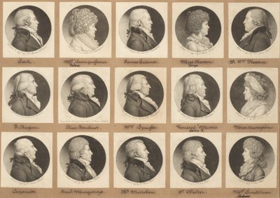 Saint-Mémin Collection of Portraits, Group 9 by Charles B. J. Févret de Saint Mémin