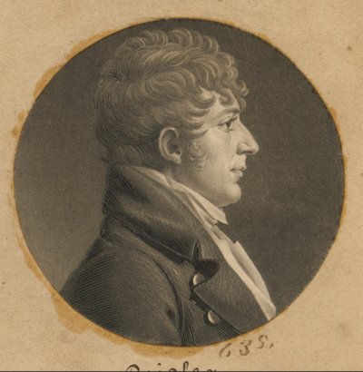 Benjamin Ricketts by Charles Balthazar Julien Févret de Saint-Mémin