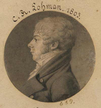 C. R. Lohman by Charles Balthazar Julien Févret de Saint-Mémin