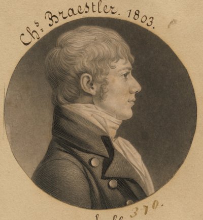 Charles Braestler by Charles Balthazar Julien Févret de Saint-Mémin