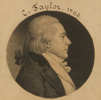 Charles Taylor by Charles Balthazar Julien Févret de Saint-Mémin